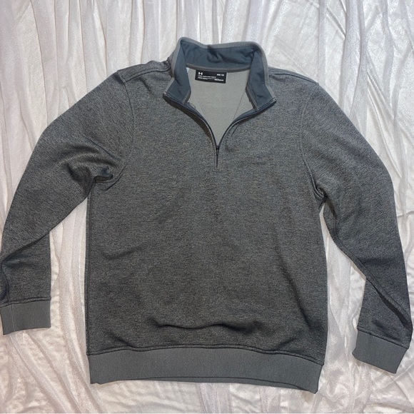 Men’s gray under armour sweater, size medium , charcoal - Picture 1 of 4